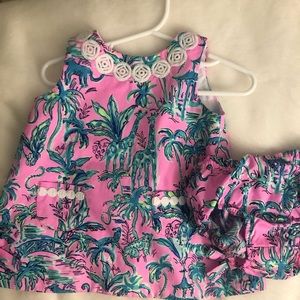 Lilly Pulitzer 6-12 month dress with bloomers